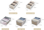 5PCS Wardrobe Clothes Organizer - Foldable Closet Drawer Organizer for Clothes, Portable Closet Organizers and Storage Bins, 