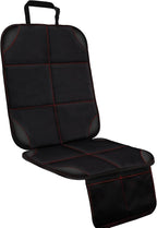 SMART ELF Car Seat Protector, Large Auto Protector for Child Seats with Thickest Padding and Non-Slip Backing Mesh Pockets fo