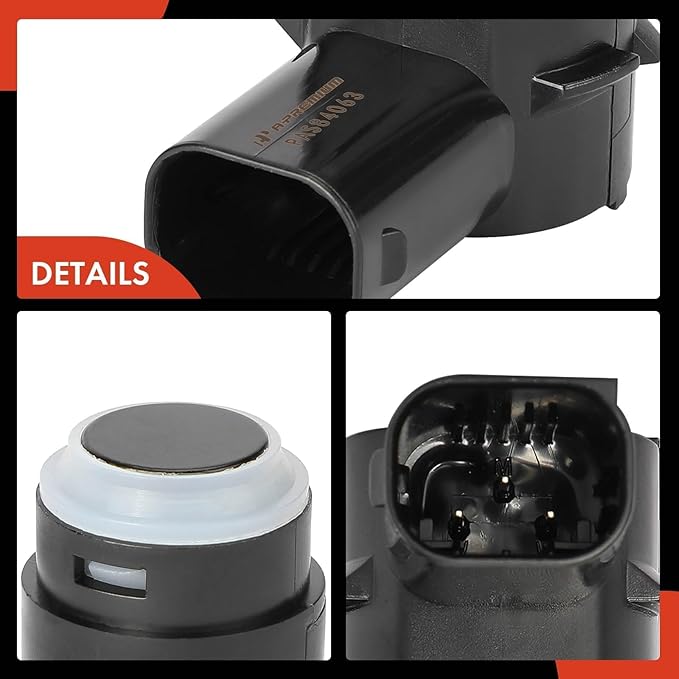 A-Premium 4-PC Rear PDC Reverse Backup Parking Aid Assist Sensor Compatible with Ford and Lincoln Models - F-150 F150 2009-2014, Mark LT 2010-2014, Replace# 9L3Z-15K859-D