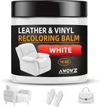 Leather Recoloring Balm - Scratch Repair & Color Restore Kit for Faded Leather, Leather Couch & Car Seats - 10OZ Leather Rest