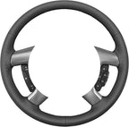 MEWANT Steering Wheel Cover Compatible with Chevy Silverado 1500/Chevy Silverado 2500 3500/ Tahoe/Suburban 1500/ Avalanche 1500/Traverse/Express