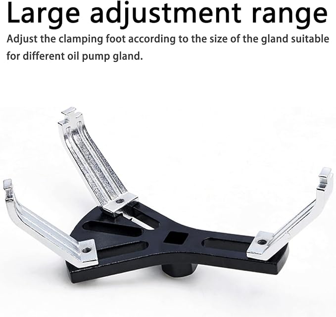 Osilly Car Fuel Pump Removal Tool, Adjustable Fuel Lid Tank Cover Collar Ring Spanner, Auto Fuel Pump Lock Ring Removal and R