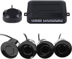 Car Reverse Backup Parking Sensor Radar System, Buzzer beeps, Detection Distance:30~150CM, Waterproof Sensors (22mm Diameter 