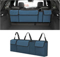 BELOMI Car Trunk Organizer, Auto Waterproof Sturdy Backseat Hanging Large Storage Collapsible Cargo Bag with Anti-Slip