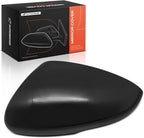 A-Premium Driver Side Rearview Mirror Cover Cap - Compatible with Honda Accord 2018-2024 - Smooth Black, with Turn Signal Hole