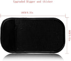 Car Dashboard Sticky Pad, 5-Pack Anti-Slip Dash Mat Upgraded Bigger and Thicker, Non-Slide Phone Mat for Radar Detector, Keys