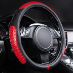 Flying Banner car Steering Wheel Cover Gel Massage Velvet Cool Warm Universal Size 15 inches SUV Truck Anti Slip Odorless Sum