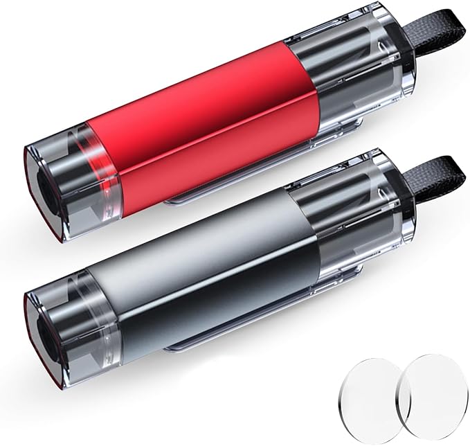 Car Window Breaker Tool, 2-in-1 Window Breaker Seatbelt Cutter, Emergency Glass Breaker and Auto Escape Tool，Car Accessories