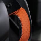 MEWANT Hand Stitched Tesla Model S Yoke Steering Wheel Cover Wrap for Tesla Model S 2021-2023 / Model X 2021-2023 Tesla Yoke Steering Wheel Accessories(3D Style)