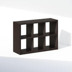 Furinno Cubic Closet Organizers and Storage, 6-Cube Closet Organizer, Open Shelf Closet Storage, Extra Thick Frame for Wardro