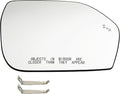 Explorer Passenger Side Mirror Glass Compatible with Ford Explorer 2020 2021 2022 2023 2024 2025 Right Mirror Glass Heated BSD with Blind Spot Detection with Backing Plate