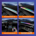 LED Car Ambient Lighting Strip for Tesla High Brightness with APP Control Multiple Colors and Car LED Strip Lighting Neon Lights for Model 3/Y (Dashboard& 4 Floor Lights)