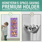 Honeyera Plush Storage (Patent Pending) - Plush Hammock Net Over Door Organizer for Stuffies, Baby Accessories, Toy/Hammock H