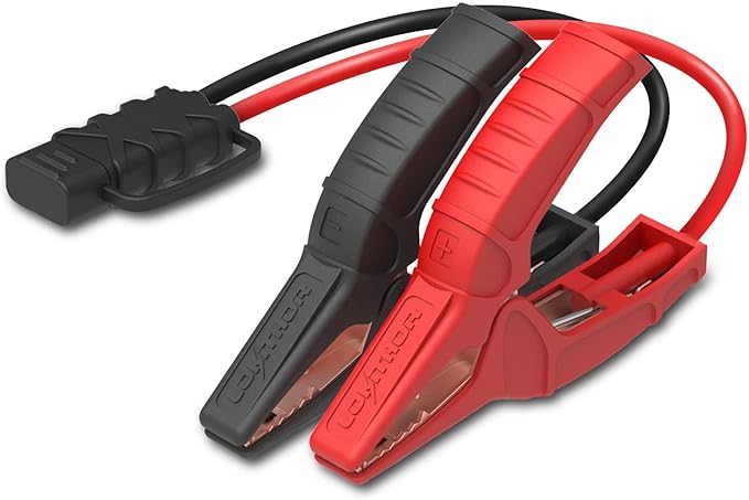 LOKITHOR EC8 Jumper Cable, Automotive Replacement Car Jumper Cable Clamp to EC8 Connector for 12V Portable Emergency Car Jump Starter Booster