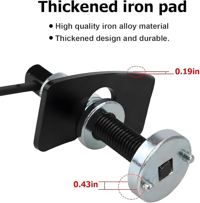 Car Brake Piston Wind Back Tool, 5PCS/Set Brake Caliper Piston Rewind Tool, Auto Rear Brake Pad Wind Back Tool, Brake Caliper