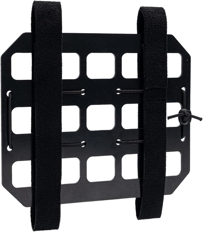 Vehicle MOLLE Panel Car Visor Organizer Storage Rack Rigid Insert Panel for Backpack Tactical Accessories Gear Holder Molle Pouches EDC Gadgets Small Tools Pens Sunglasses