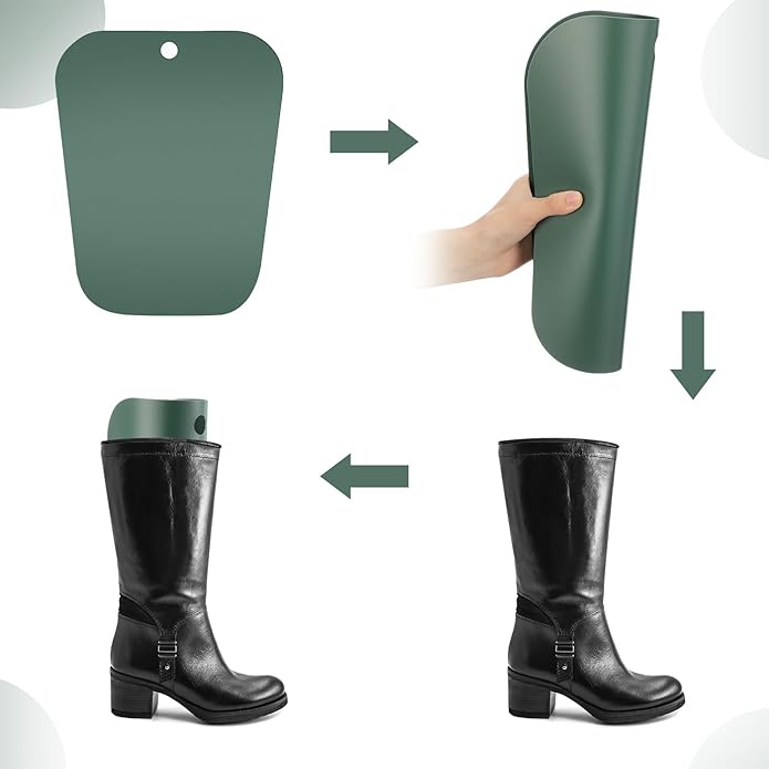 8 Packs Boot Shaper Shape Inserts Tall Boot Support for Women and Men