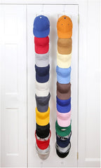 Perfect Curve Hat Organizer Cap Rack FAV | Hat Racks | Hold up to 40 caps | Over Door Organizer for Baseball Hat | Fitted & A