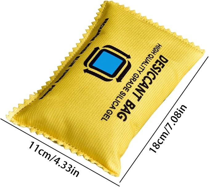 Reusable Desiccant Car Bag, Leak-Proof Moisture Absorber, Silicone Beads Moisture Remover with Eco-Friendly Feature, Hanging
