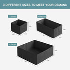 Criusia Drawer Organizer Clothes, 10 Pack Dresser Organizer for Baby Clothes, Underwear, Sock- Foldable Closet Organization a