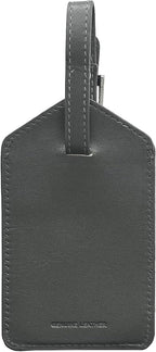 Personalized Monogrammed Leather Luggage Tags - 2 Pack