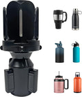 Car Cup Holder Expander Expandable Cup Holder for Car Universal fit Stanley Yeti Water Bottle Large Cups 14/24/36/46oz Cup Holder Extender