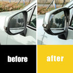 ERIDANUS Auto Accessories Fit for RAV4 2024 2023 2022 2021 2020 2019 Side Rearview Mirror Rain Eyebrow Cover Trim (Glossy Black) ABS 2 PCS