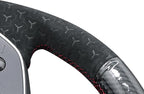 MEWANT DIY Stitching Steering Wheel Cover Wrap for Tesla Model 3 Highland 2023-2025/Model Y 2025 Highland for Tesla Model 3/Model Y Accessories