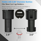 Swigzy Car Cup Holder Expander (Long Base) - Adjustable Expandable Insert Extender, Automotive Adapter Holds Hydro-Flask, Yet
