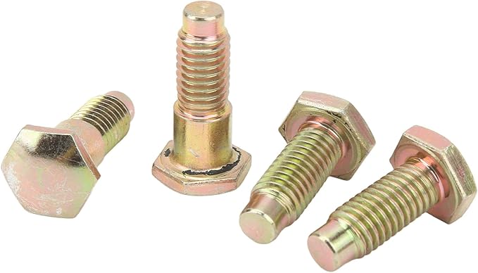 4PCS Car Seat Belt Bolts, 13/16in Floor Pan Mounting Attachment Bolts Bow Tie, Head Reliable Performance INL10528 for A F X B‑Body