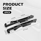 2PCS Deepened Car Seat Gap Filler Organizer,Multi-Purpose 2 in 1 Car Gap Filler with Bottom Charging Opening for Avoiding Item Falling,Universal No Drop Seat Guard for Cars