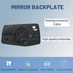 Passenger Right Side Mirror Glass with Blind Spot Mirror - Compatible with Chevy & GMC Vehicles - Silverado 1500 2019-2024, Sierra 1500 2019-2024, with Heated, w/o Auto Dimming, Replace# 84309709