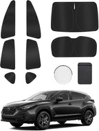 8PCS Window Shades for Crosstrek 2024-2026 Accessories – Full Coverage Sun Shade for Side Windows, Rear Triangular & Windshield – UV Protection & Privacy for Camping, Napping, Relaxing