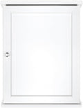 MCS 23x18 White Medicine Cabinet Organizer, Wall Mounted Bathroom Cabinet for Over-The-Toilet Storage, Bathroom Furniture & R