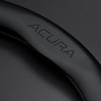Customized Steering Wheel Cover Compatible with Acura, Nappa Leather & Carbon Fiber Design Car Steering Wheel Cover, with Coasters and 3-in-1 USB Fast Charging Cable (Black)