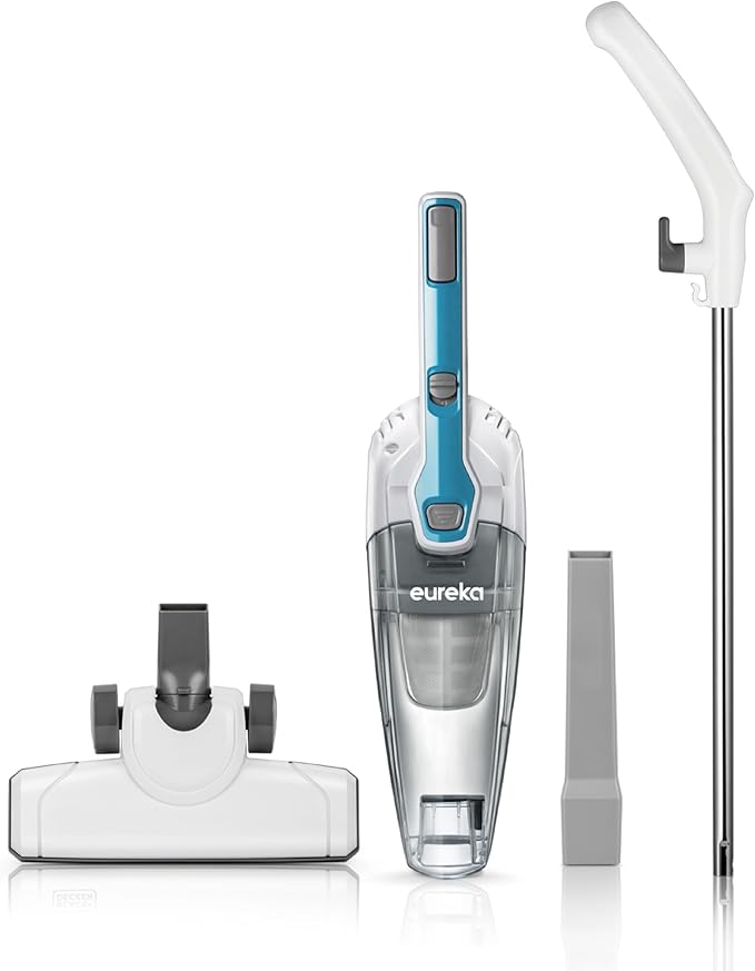 Eureka Corded Stick Vacuum Cleaner for Home Pet Hair, Lightweight Stick Vacuum Cleaner with Powerful Suction for Carpet Tile 