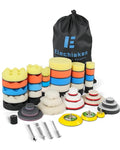 78PCS Drill Polishing Buffing Pads Kit with Buffer Polisher Attachment, 1/2/3 Inch Car Polishing Detailing Wheels for Dremel 