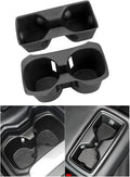 TUYICIN 2PCS Cup Holder Inserts for 2019-2021 Toyota RAV4 Accessories, TPE Center Console & Rear Row Seat Drink Holder Set No