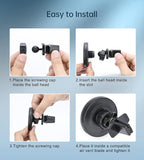 Magnetic Wireless Car Charger Mount Compatible with Magsafe iPhone 15/ iPhone 14/iPhone 13, Fast Charging Air Vent Magnet Accessories Car Phone Holder