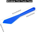 Car Vinyl Wrap & Window Tint Tool Kit, 6-Piece Film Installation Set with Felt Edge Squeegee, Long Handle Bulldozer, Gasket Tucker, Mini Water Wiper & Knife for Auto, PPF, Wallpaper