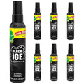 LITTLE TREES Car Air Freshener | Spray Provides a Long-Lasting Scent for Auto or Home | On-the-go Freshness | Black Ice, 6 Ai