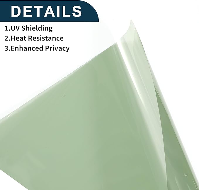 Motoforti Nano Ceramic Car Window Tint Film VLT 60% IRR 70% UVR 45% Green 5ft x 30inch Privacy Film 2mil PET 1 Pc