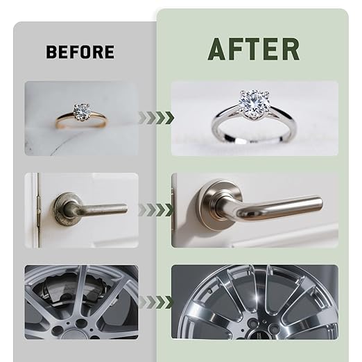 Polishing Buffing Compound Sets 20oz (4oz Each), 5Pcs Aluminum Polishing Compound, 5 Grits from Coarse to Ultra-Fine Buffing Wheel Compound Bars for Stainless Steel, Metal, Jewelry, Glass