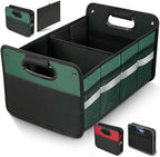 Car Trunk Organizer, Car Storage Organizer, Collapsible Multi Compartment for Car, Suv, Sedan, Truck, 100L, Extra Larger