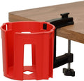 Original Large Desk Cup Holder Clamp – Cup-Holster, The Anti-Spill Cup Holder for Table, Office & Gaming – Multi-Directional 