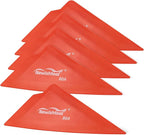 NEWISHTOOL 5-Pack Window Tint Tools Triangle Squeegee, 80A Hardness Multi-Edge Red Corner Contour Scraper Tool, Glass Tinting Squeegee for PPF, Car Wrapping, Window Film Application