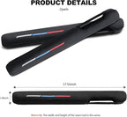 Sports Style Leather Car Seat Gap Filler Spacer Universal Seat Gap Filler Plug Compatible with BMWSeries M1 M3 M5 X1 X5 X6 Z4 3 5 7 Series Console Stop Things from Dropping
