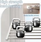 Hershii Extendable Closet Shelf Wardrobe Rail Metal Hanging Rod Storage Rack Expanding Clothes Divider Separator Organizer fo
