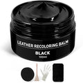 Black Leather Recoloring Balm: Premium Dye Repair Kits for Couch Sofas Car Seats Shoes Bags & Vinyl Furniture