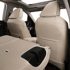 EKR Rav4 Seat Covers Custom Fit for Toyota Rav4 XLE,Platinum,Limited 2013-2018 & SE 2016-2018, Leather Car Seat Cover Full Se